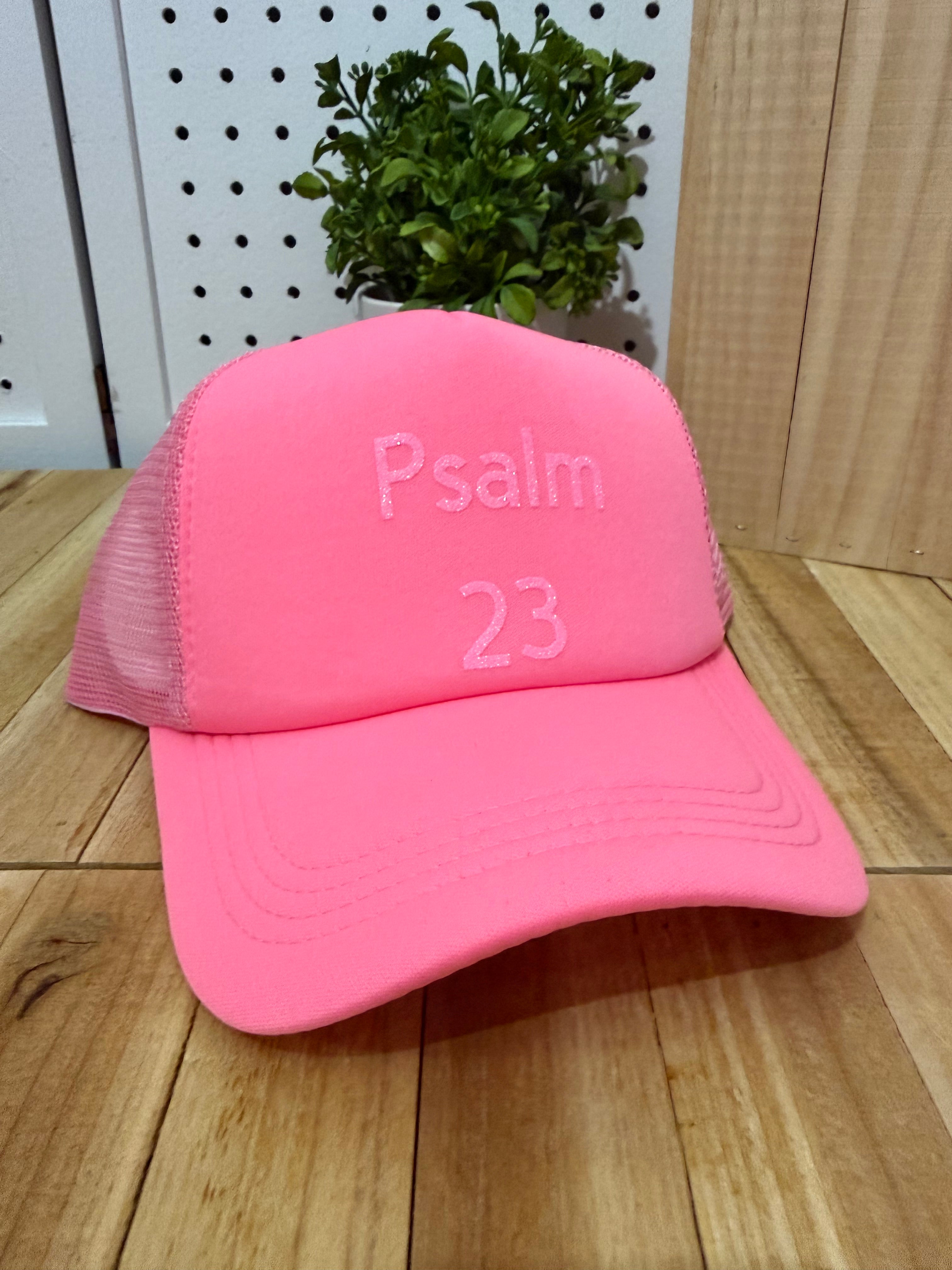 GLITTER TRUCKER SCRIPTURE HAT